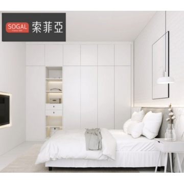 索菲亚全屋定制衣柜家用卧室推拉门组合整体衣帽间家具定做